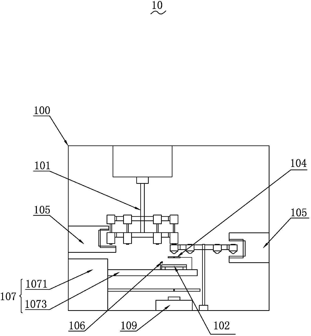 An ultrasonic atomization pyrolysis spraying device and its application method