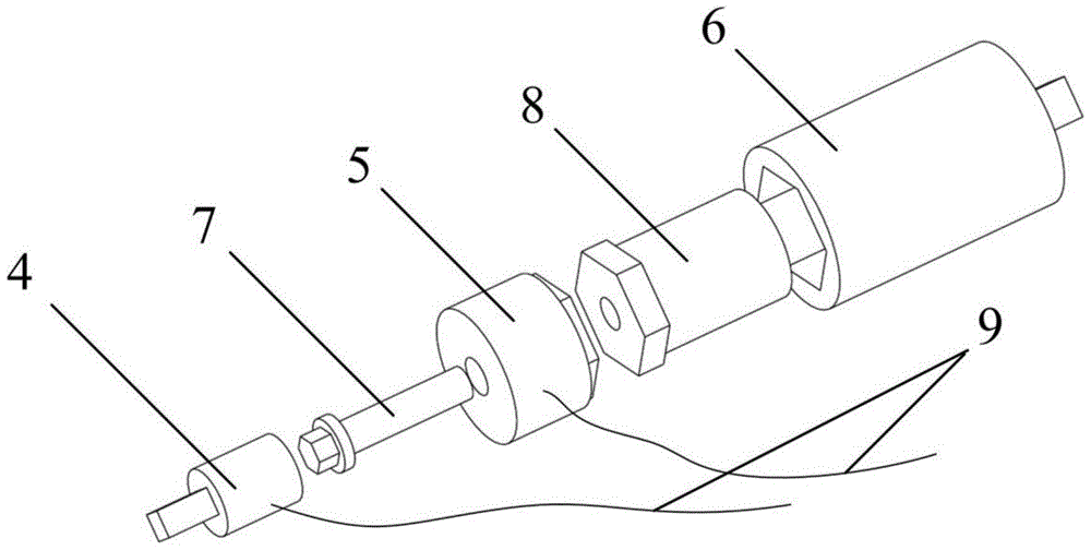 A calibration device and calibration method for the relationship between pretightening force and pretightening torque