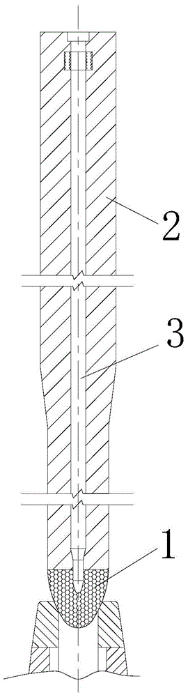 Diffusing argon blowing stopper rod for continuous casting and manufacturing method for stopper rod