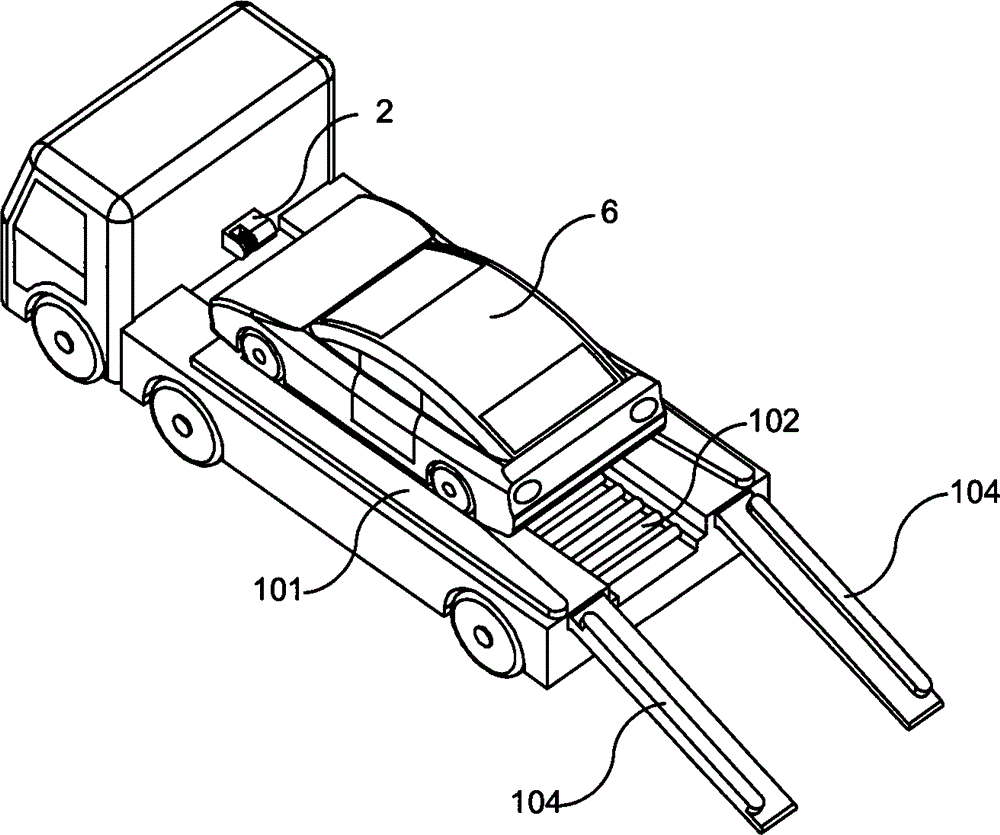 Mobile energy supply truck allowing energy to be supplied to electric vehicle