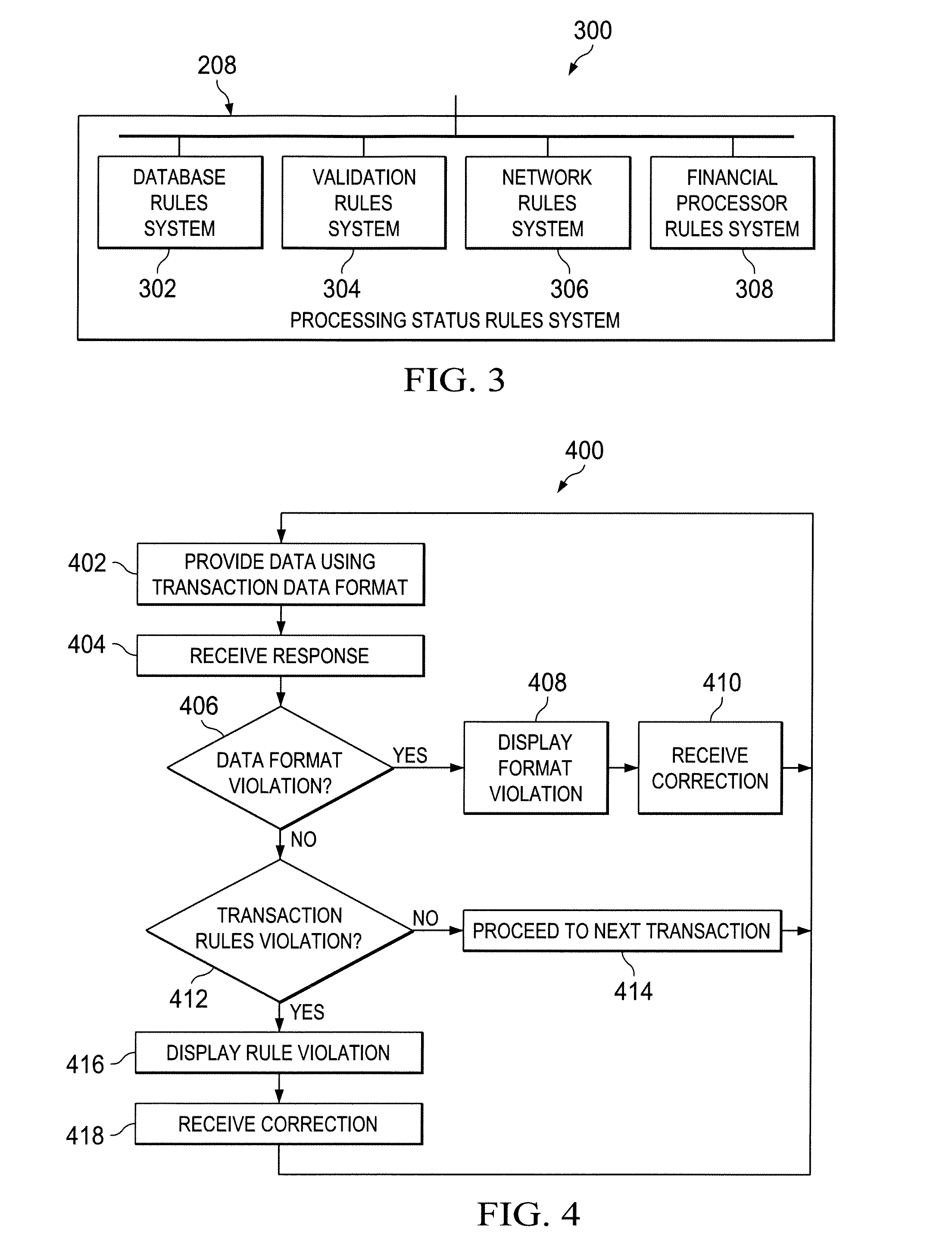 System and apparatus for transaction data format and function verification