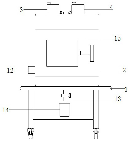 Oiling device for leather processing