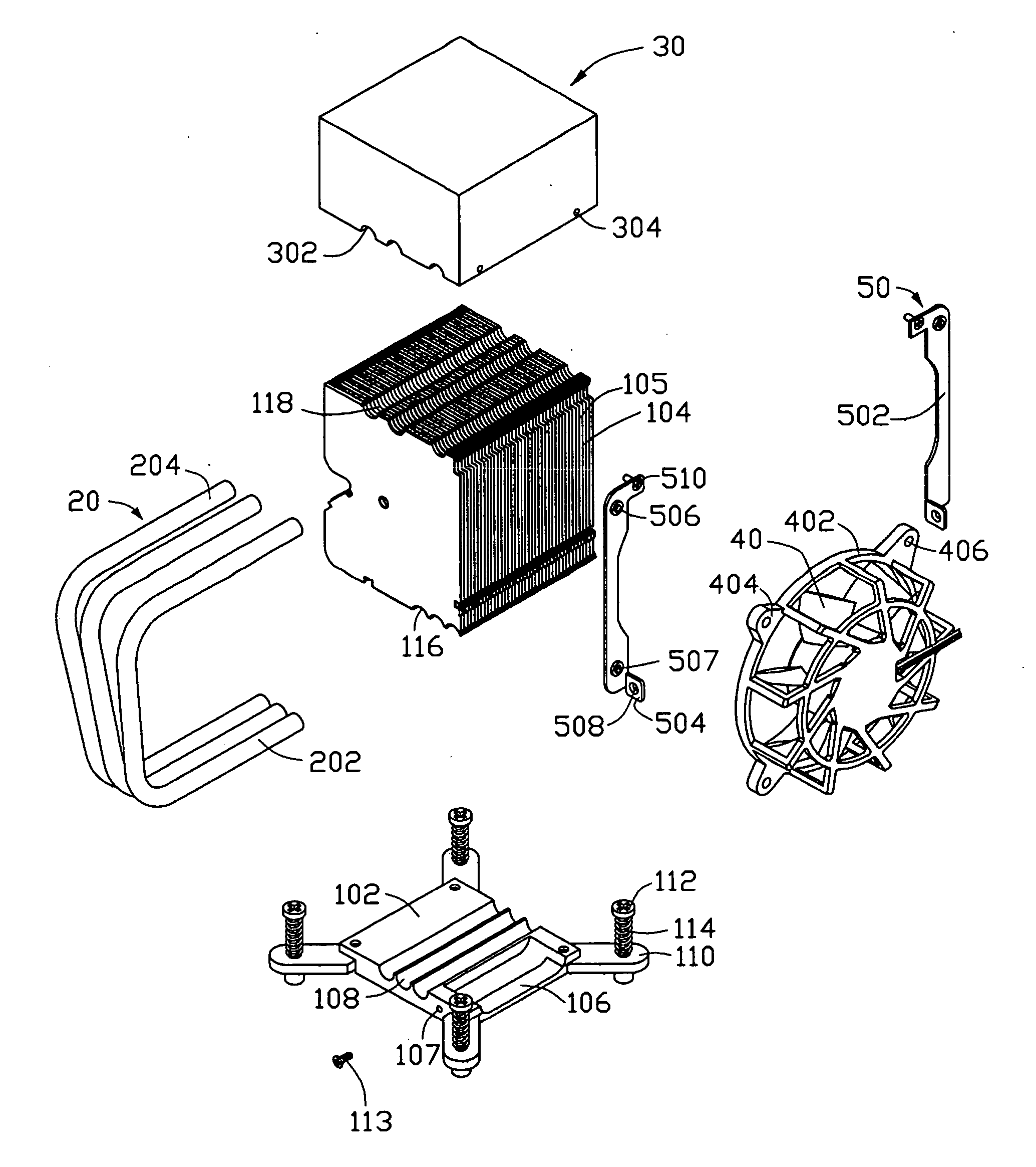 Heat dissipating device with heat reservoir