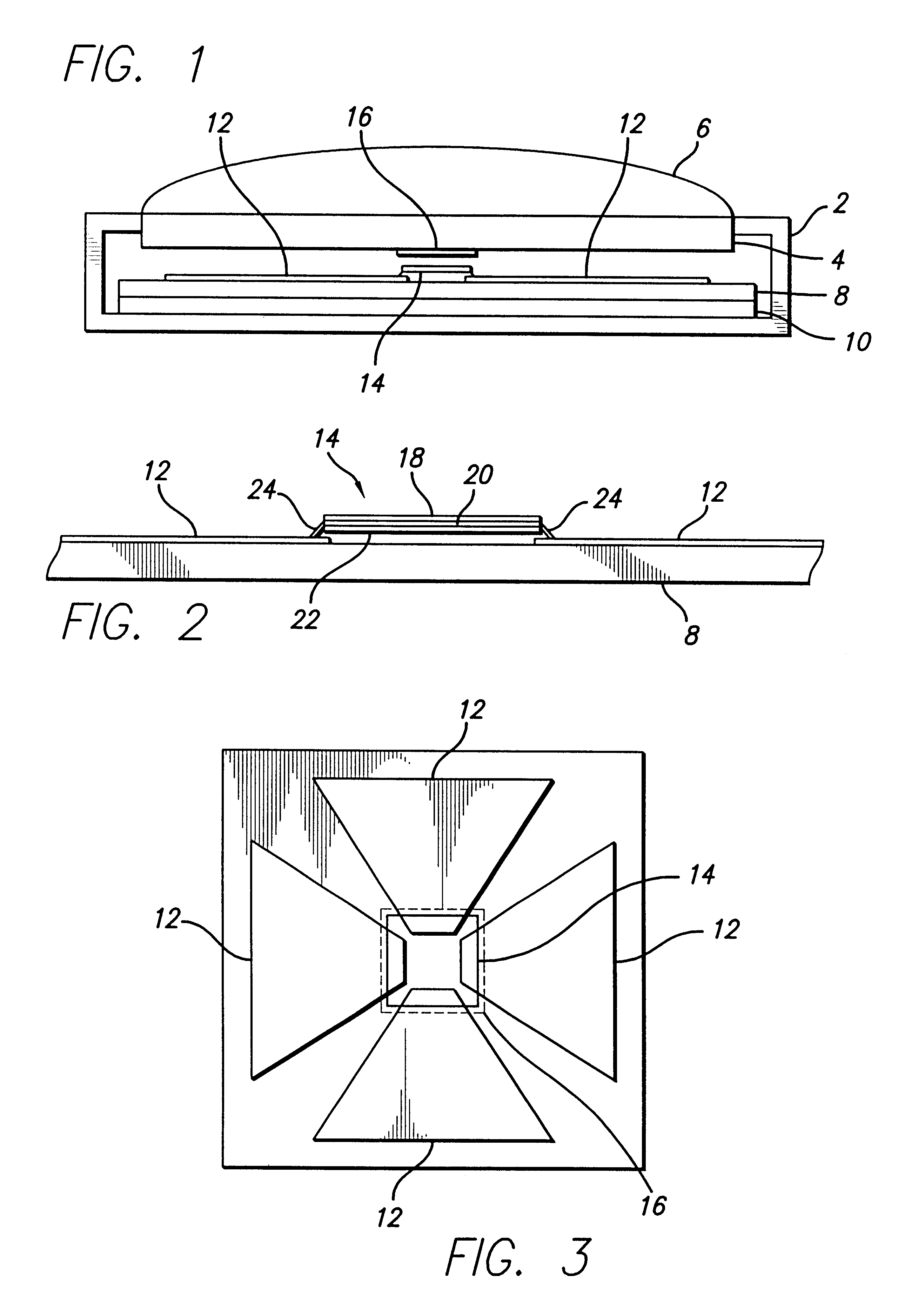 Infrared/visible energy protection for millimeter wave bolometer antenna method and apparatus