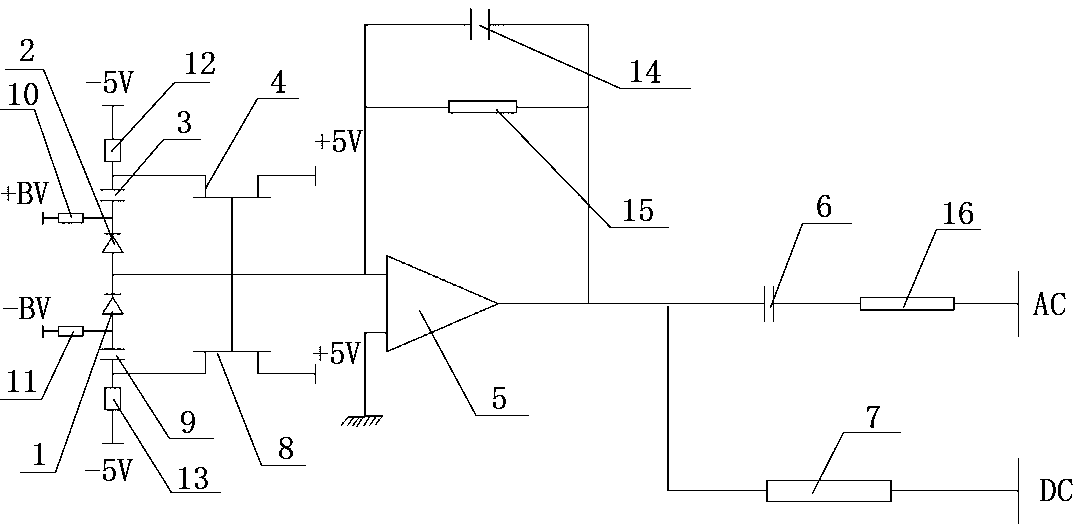 Low-frequency low-noise balanced homodyne detector