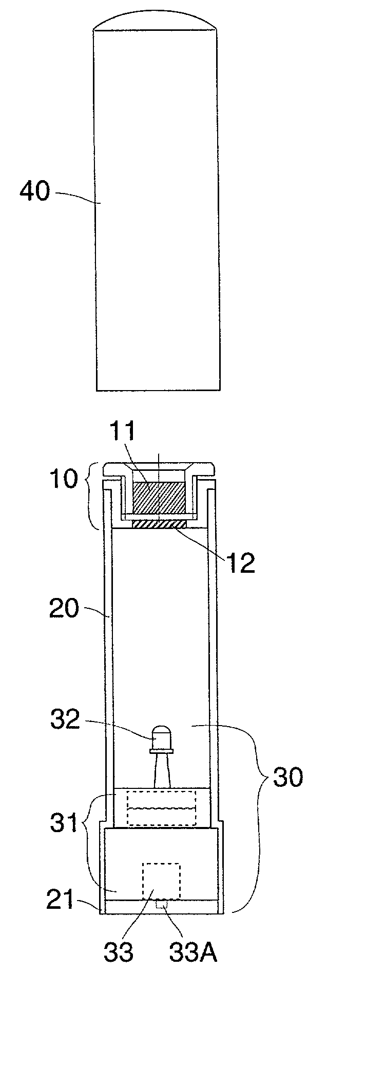 Portable microscopic visualization tube for determining ovulation from saliva assay