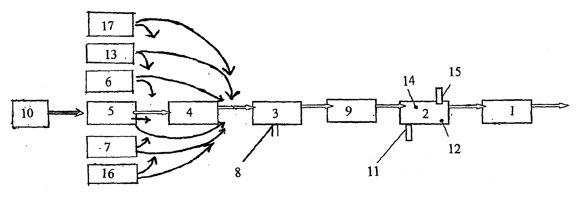 Method, device and use of a device for producing fuel from moist biomass