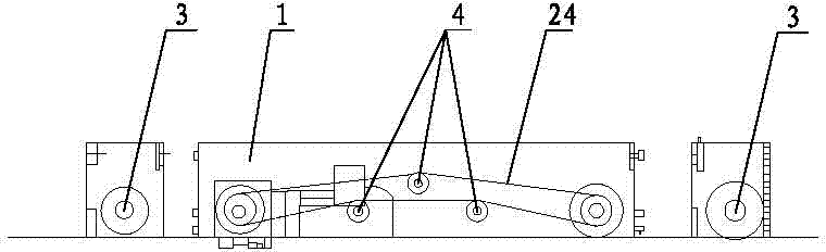 Dual-drive electroplated-workpiece conveyor