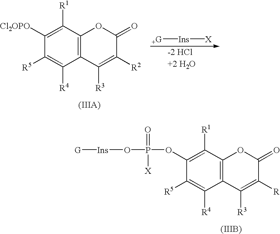 Potentially fluorogenic compounds