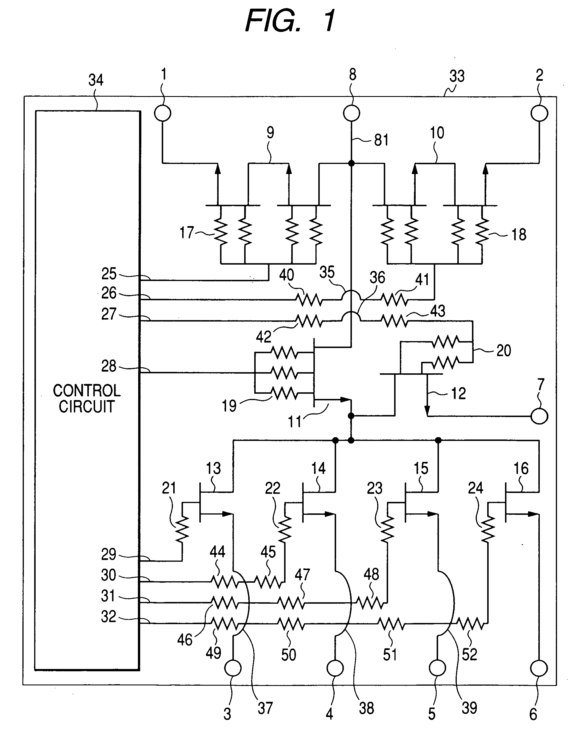 Antenna switch circuit and high frequency module having the same