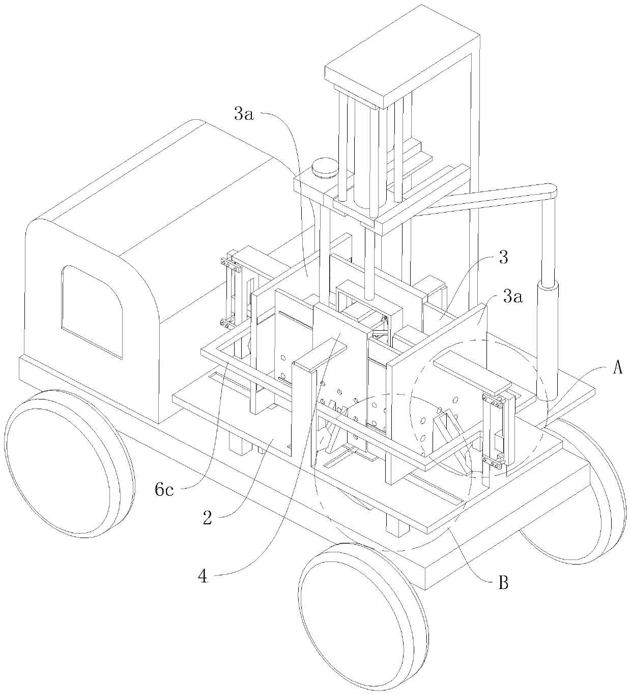 Instant compression and expansion type garbage collection and environment-friendly trolley