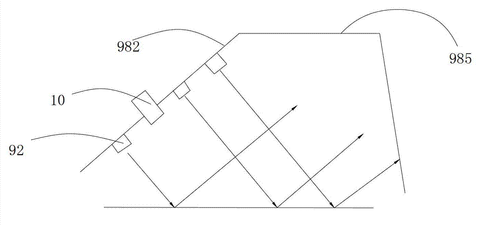 Automatic detection device and method of plane figure color shading