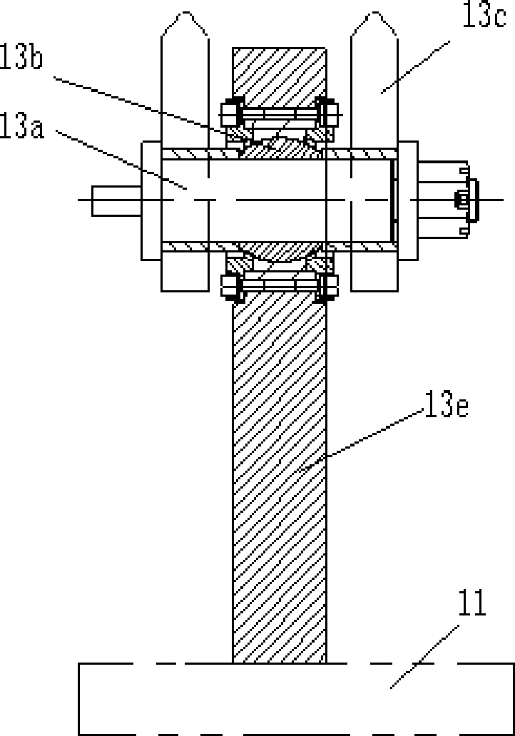 Overturn preventing device of reach stacker