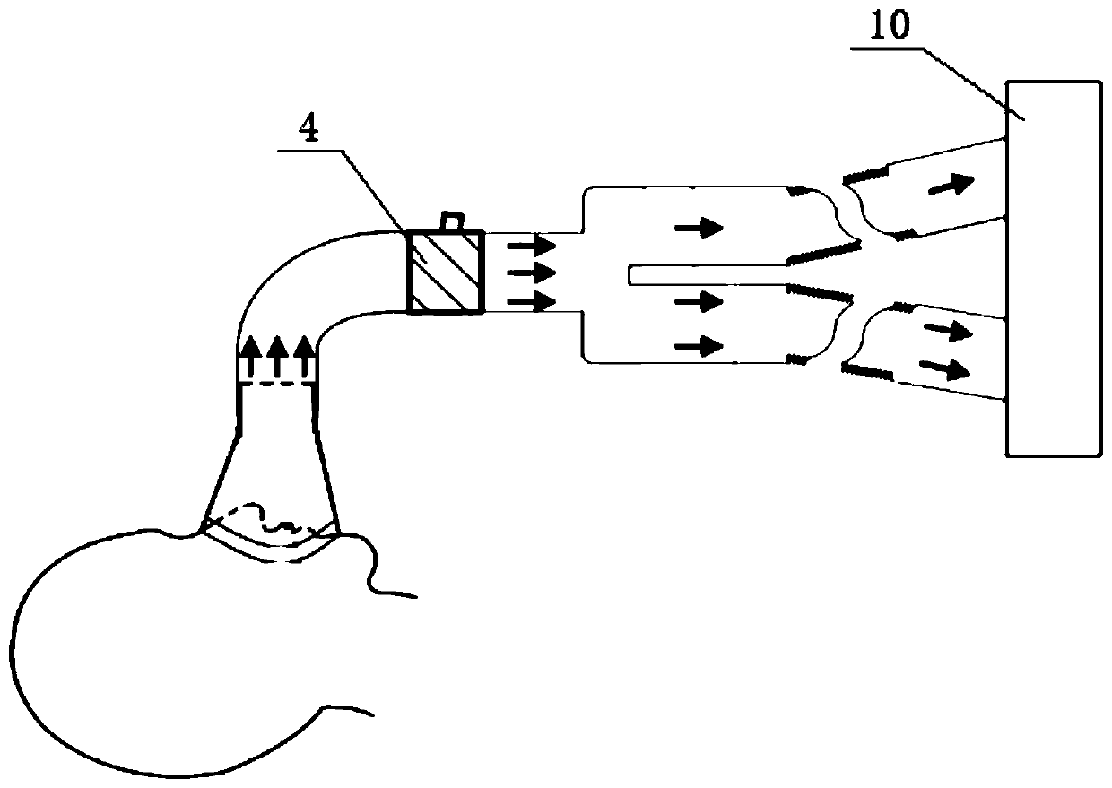 Loop type anesthesia ventilation system