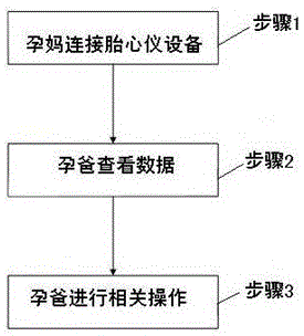 Method for remotely monitoring fetus data based on intelligent fetus-voice meter equipment