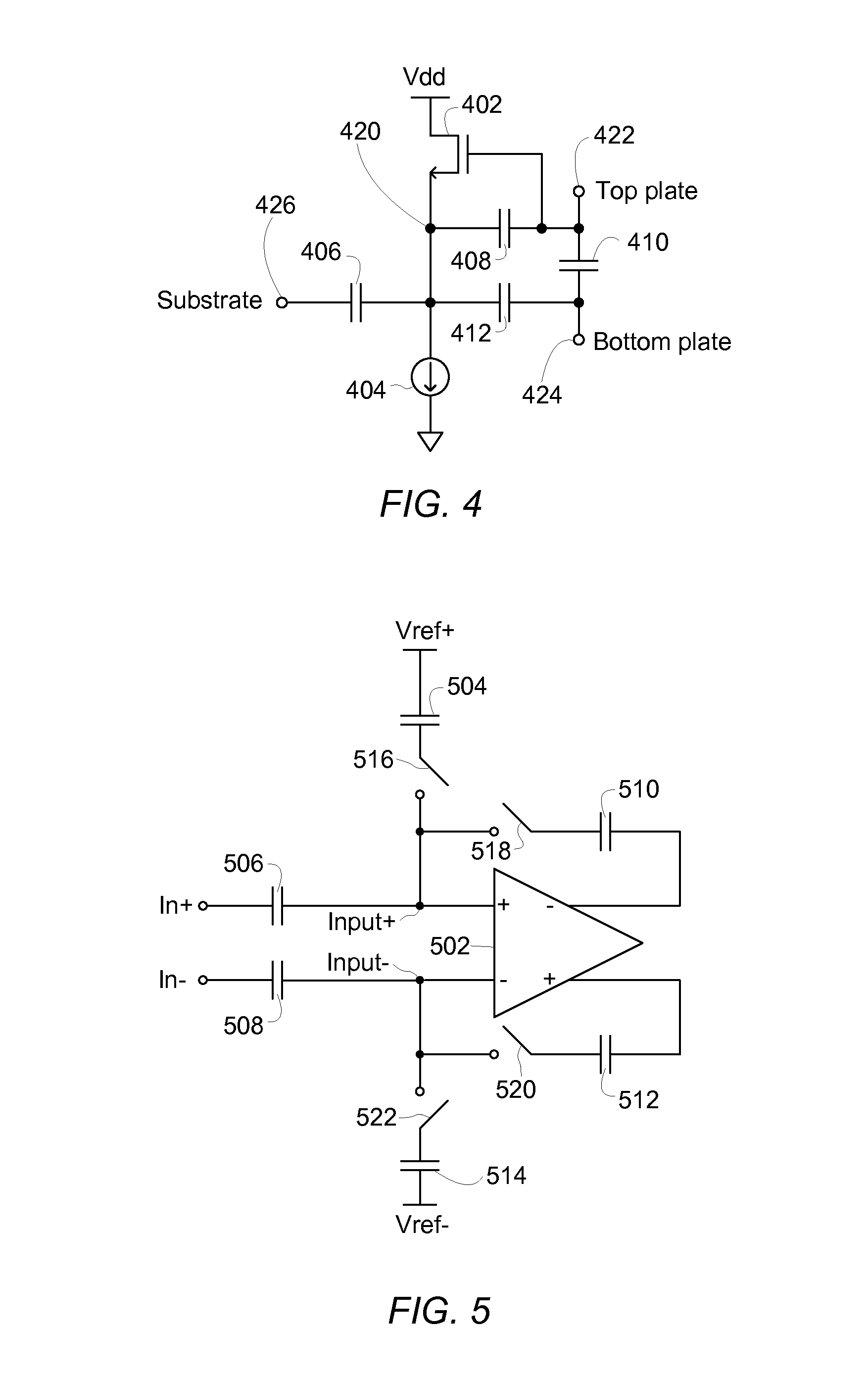 Fringe Capacitor Using Bootstrapped Non-Metal Layer