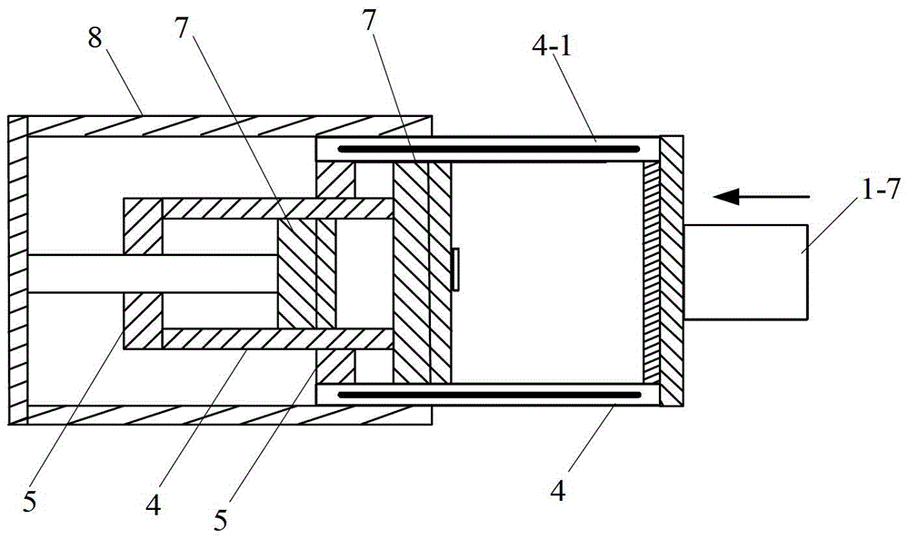 Hollow block palletizing device