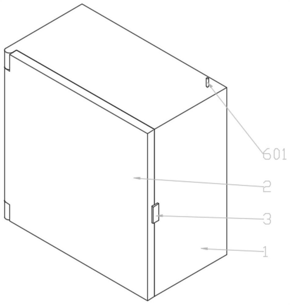 Electricity larceny prevention electric meter box