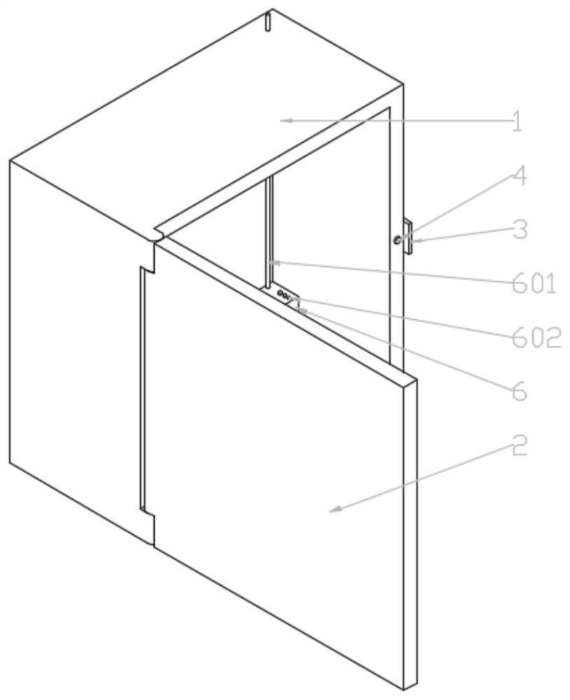 Electricity larceny prevention electric meter box