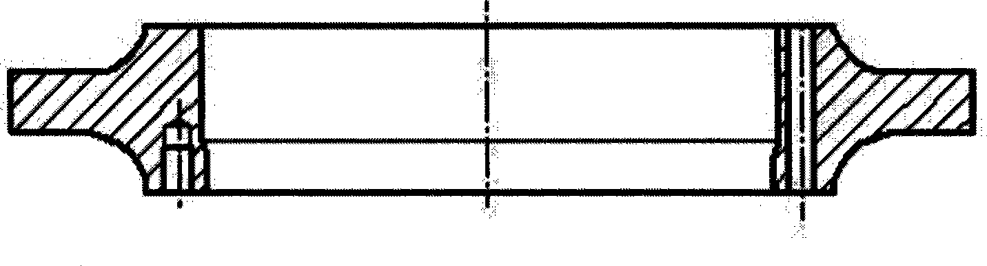 Method for repairing diesel engine cylinder Glan hole defect