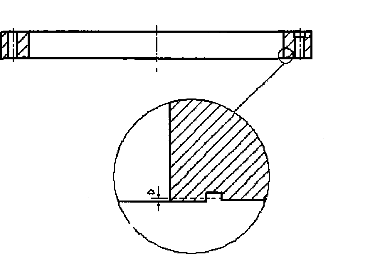 Method for repairing diesel engine cylinder Glan hole defect