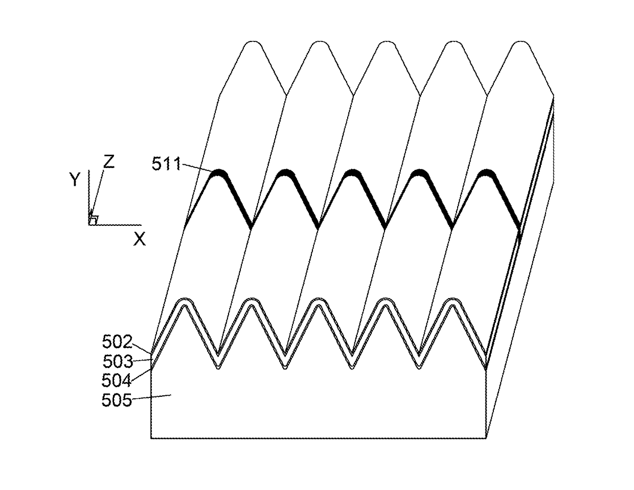 Thin film solar cell structure