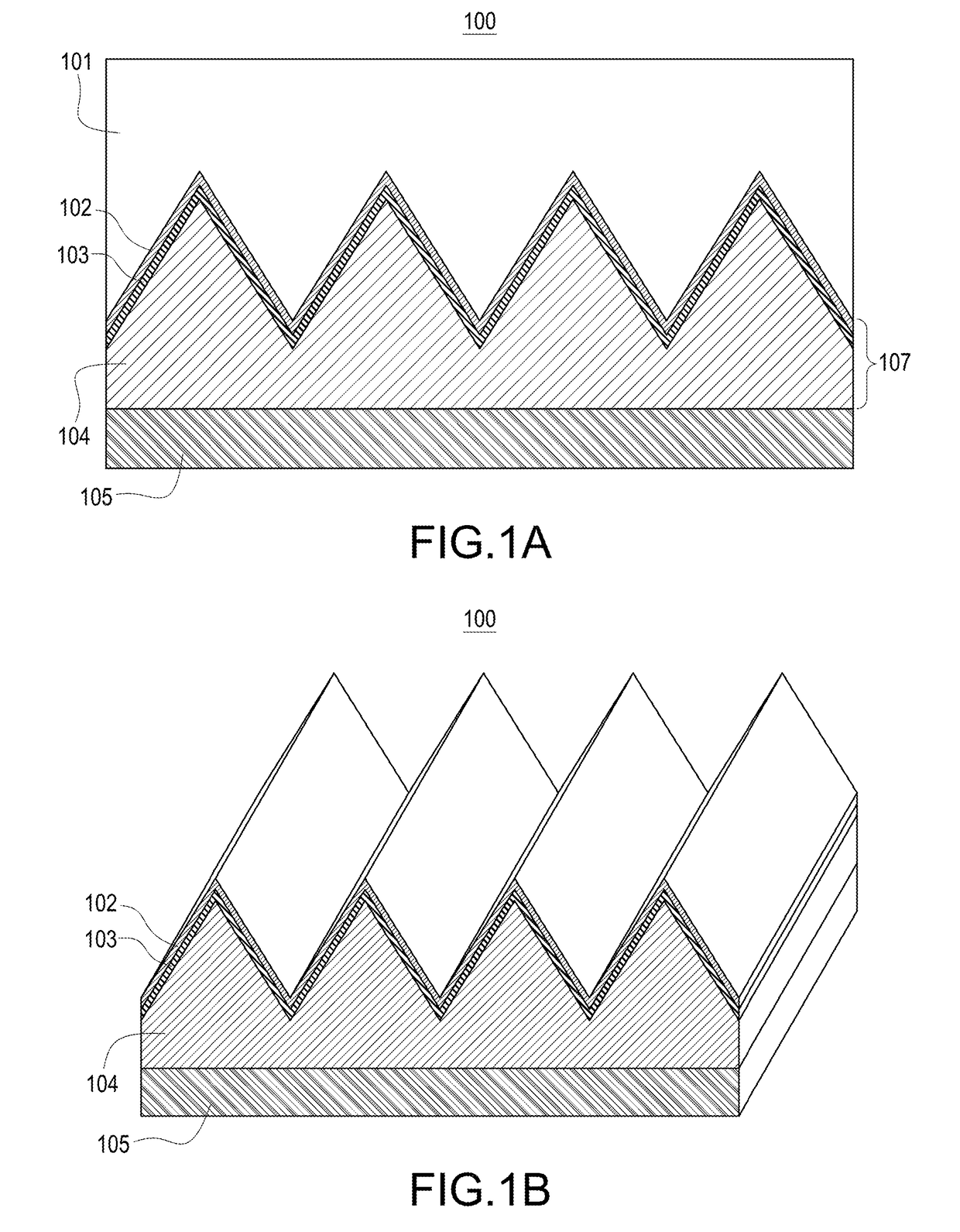 Thin film solar cell structure