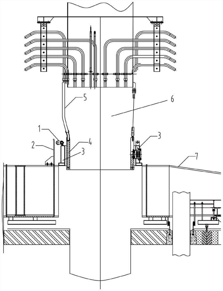 A gripper guiding device