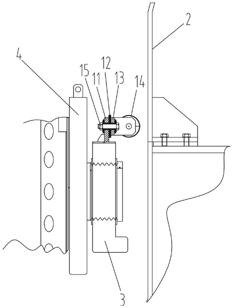 A gripper guiding device