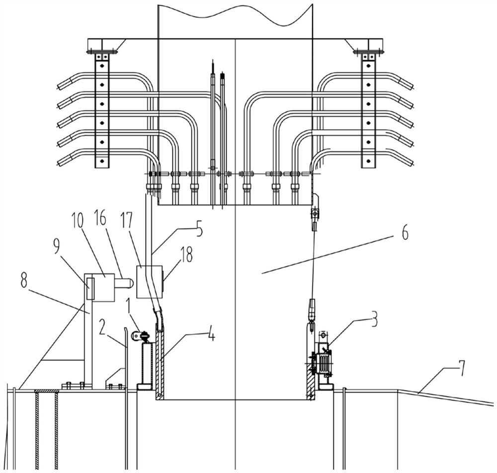 A gripper guiding device