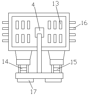 Display heat dissipation structure and heat dissipation method