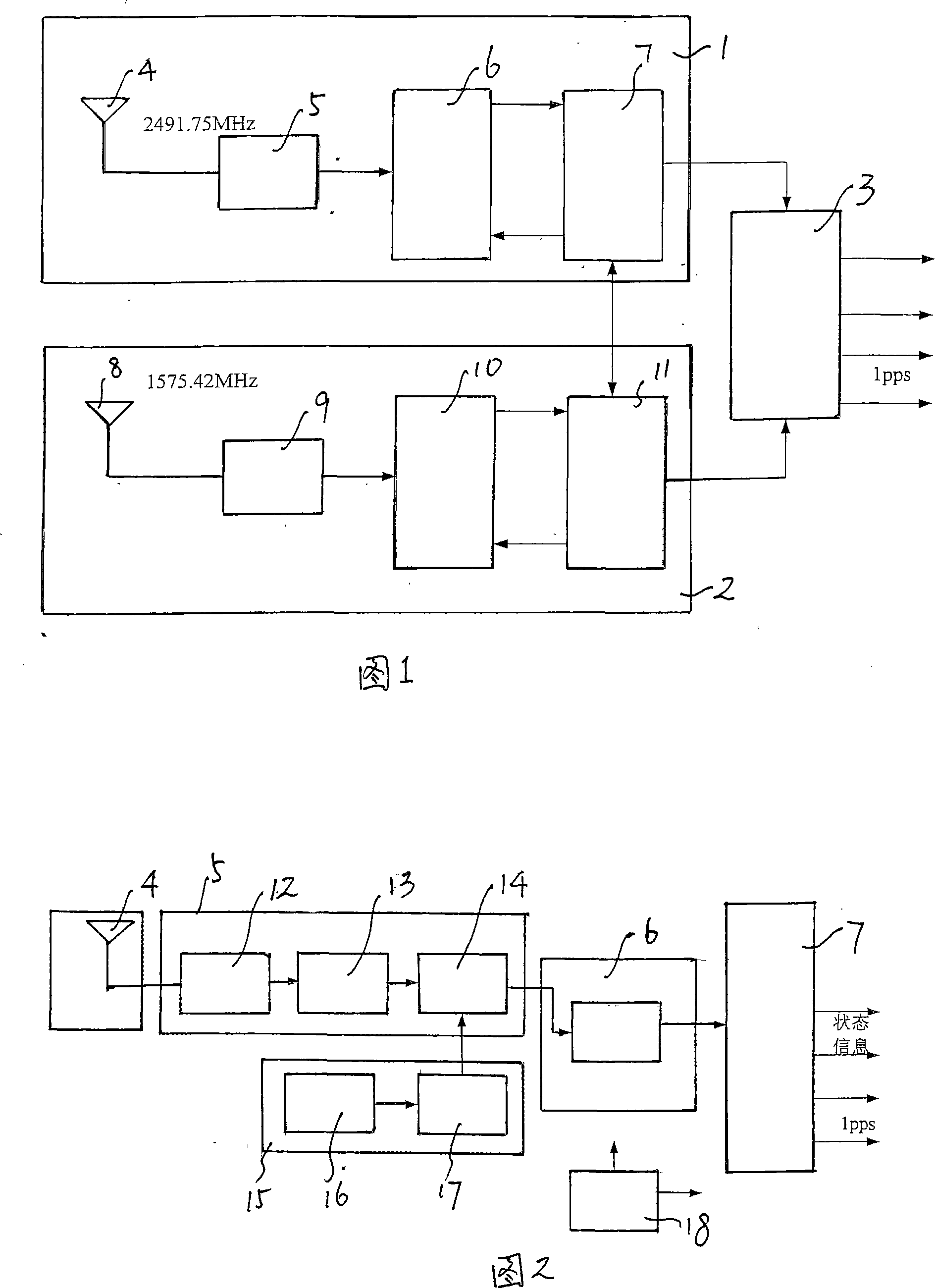 Satellite navigation system and GPS bimodule time service device