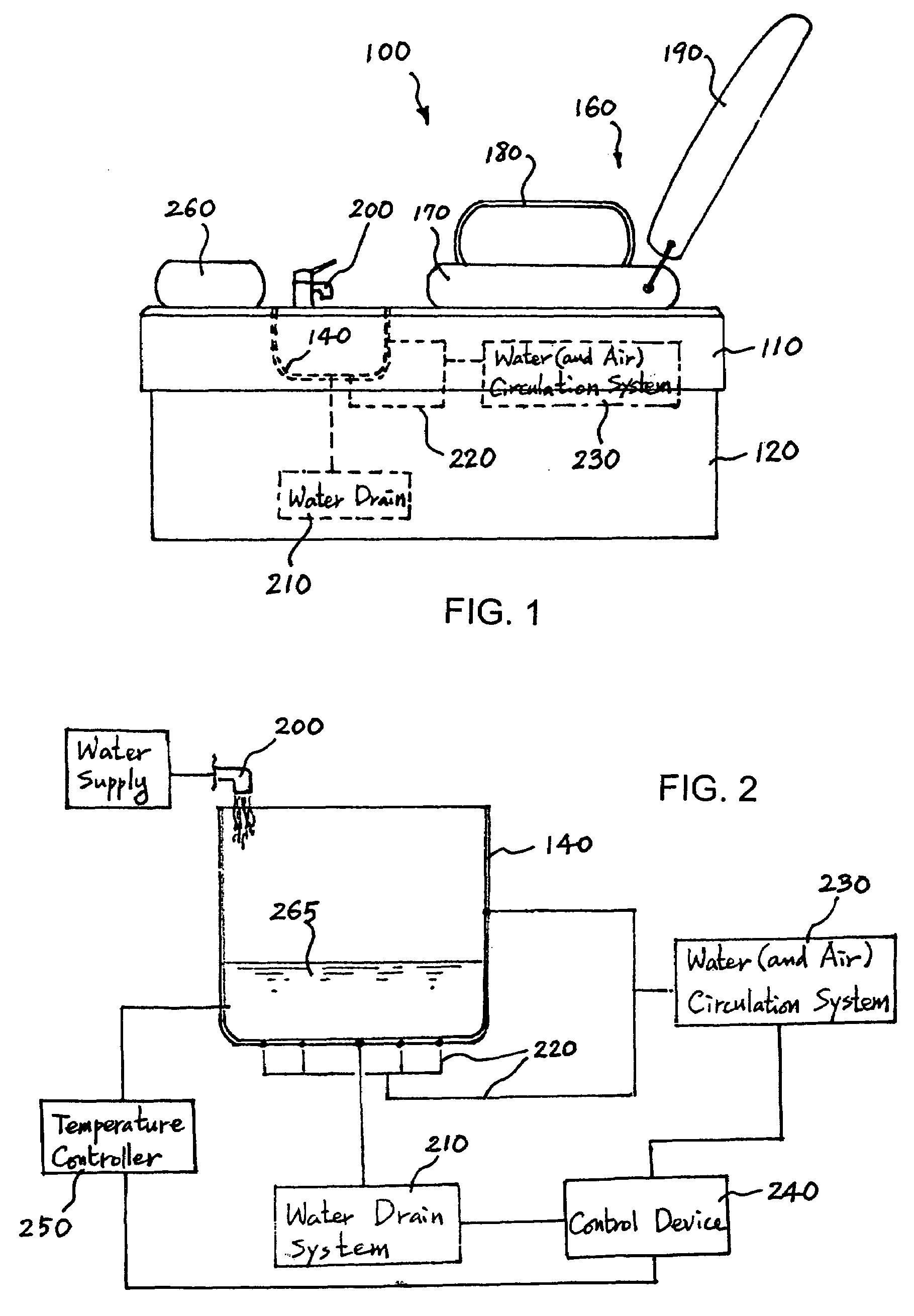 Method and compositions for bath