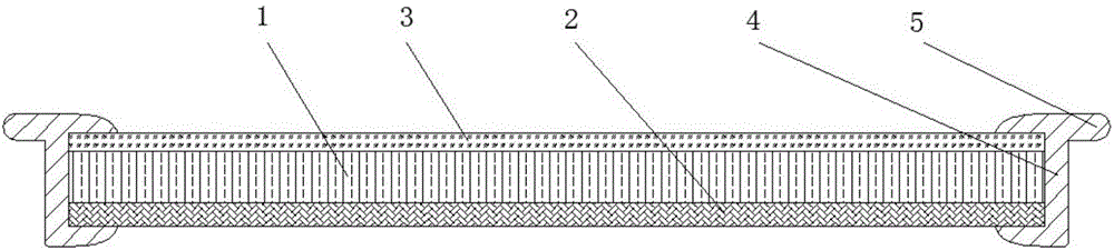 Non-woven table mat and making method thereof