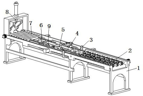 Conveyor for continuous fine glass embossing equipment