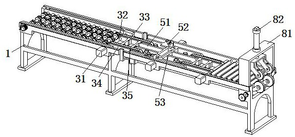 Conveyor for continuous fine glass embossing equipment