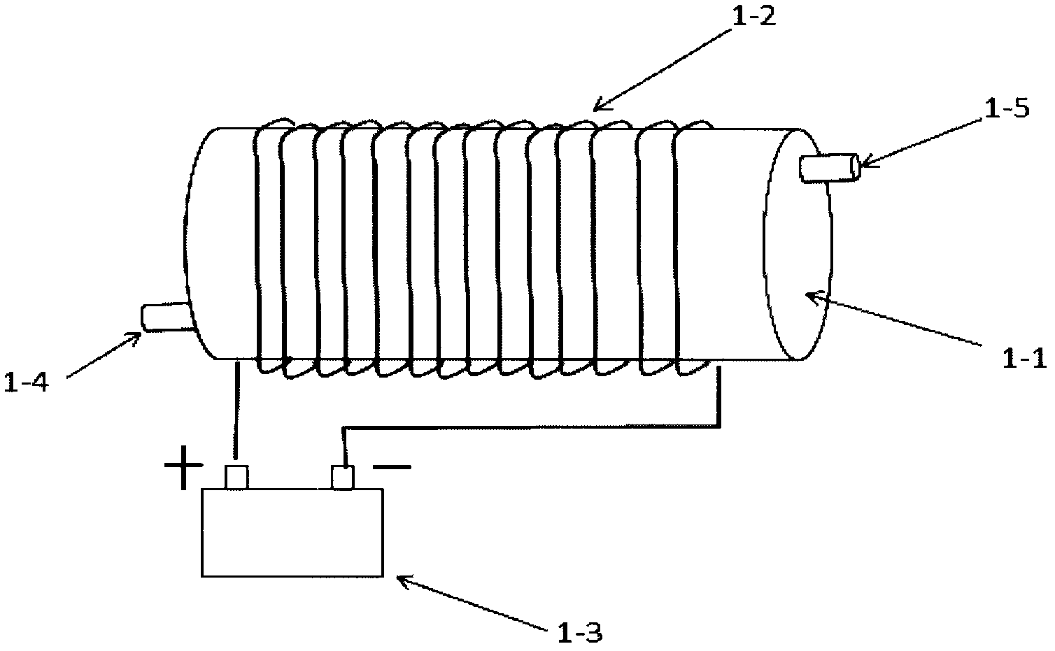 Device for high-efficient separation of magnetotactic bacteria in high gradient magnetic field