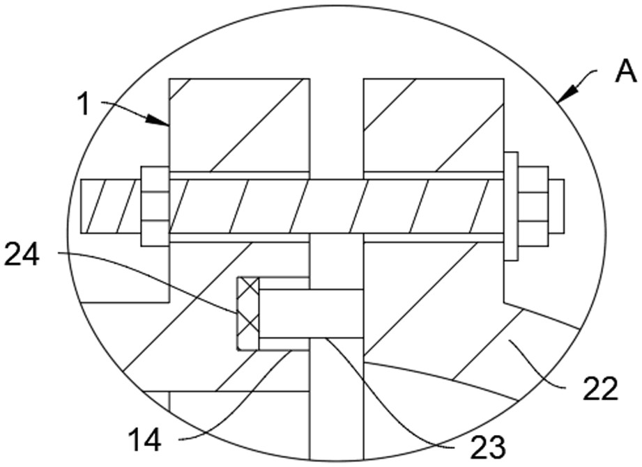 Tube plate mounting structure of quick-connection type tubular heat exchanger for chemical engineering