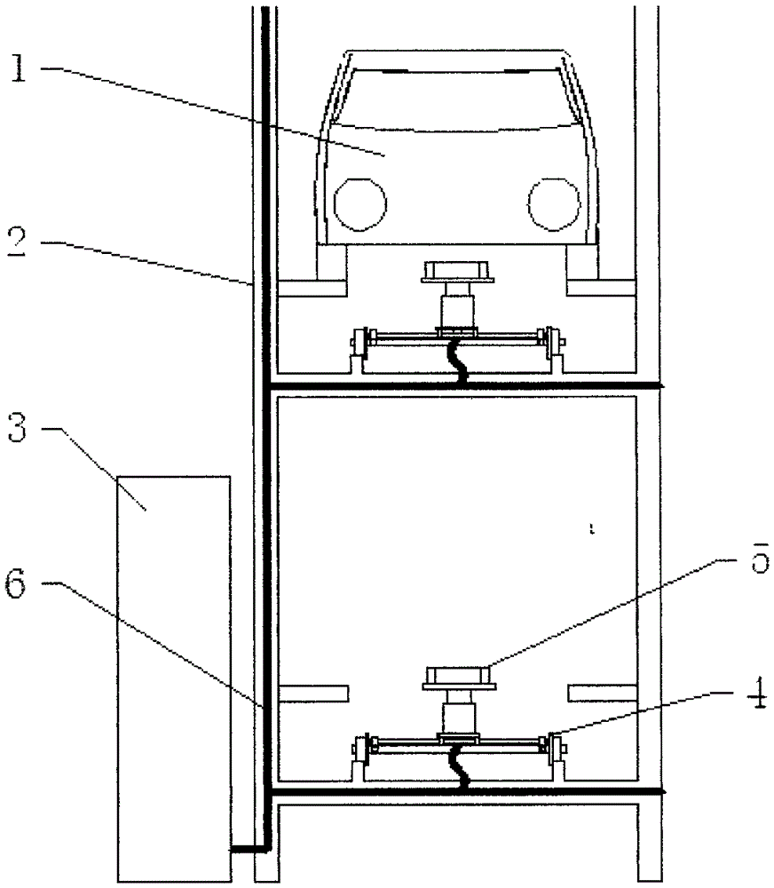 Wireless automatic charging method of automobile