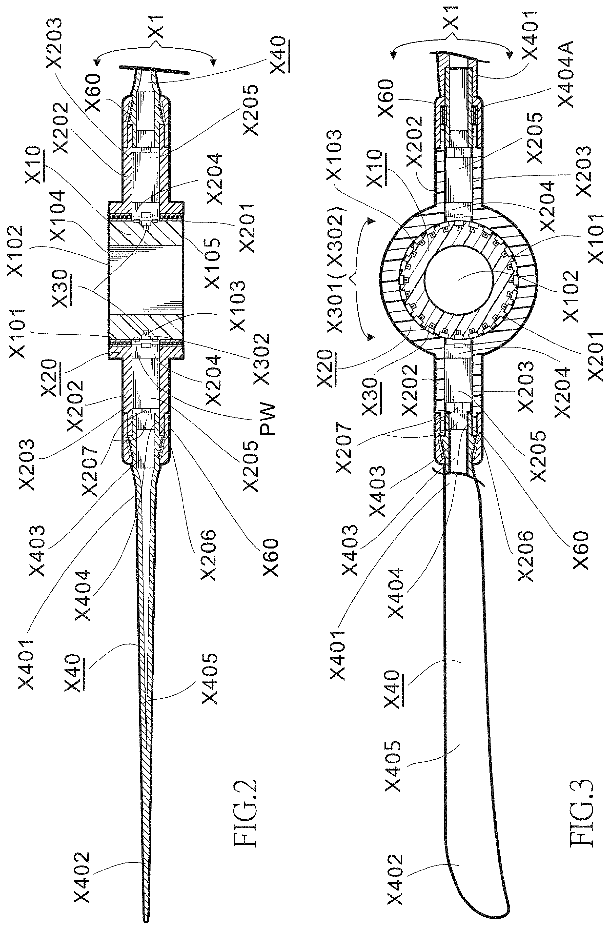 Free Propeller Assembly structure and Aircraft Structure Having the Same