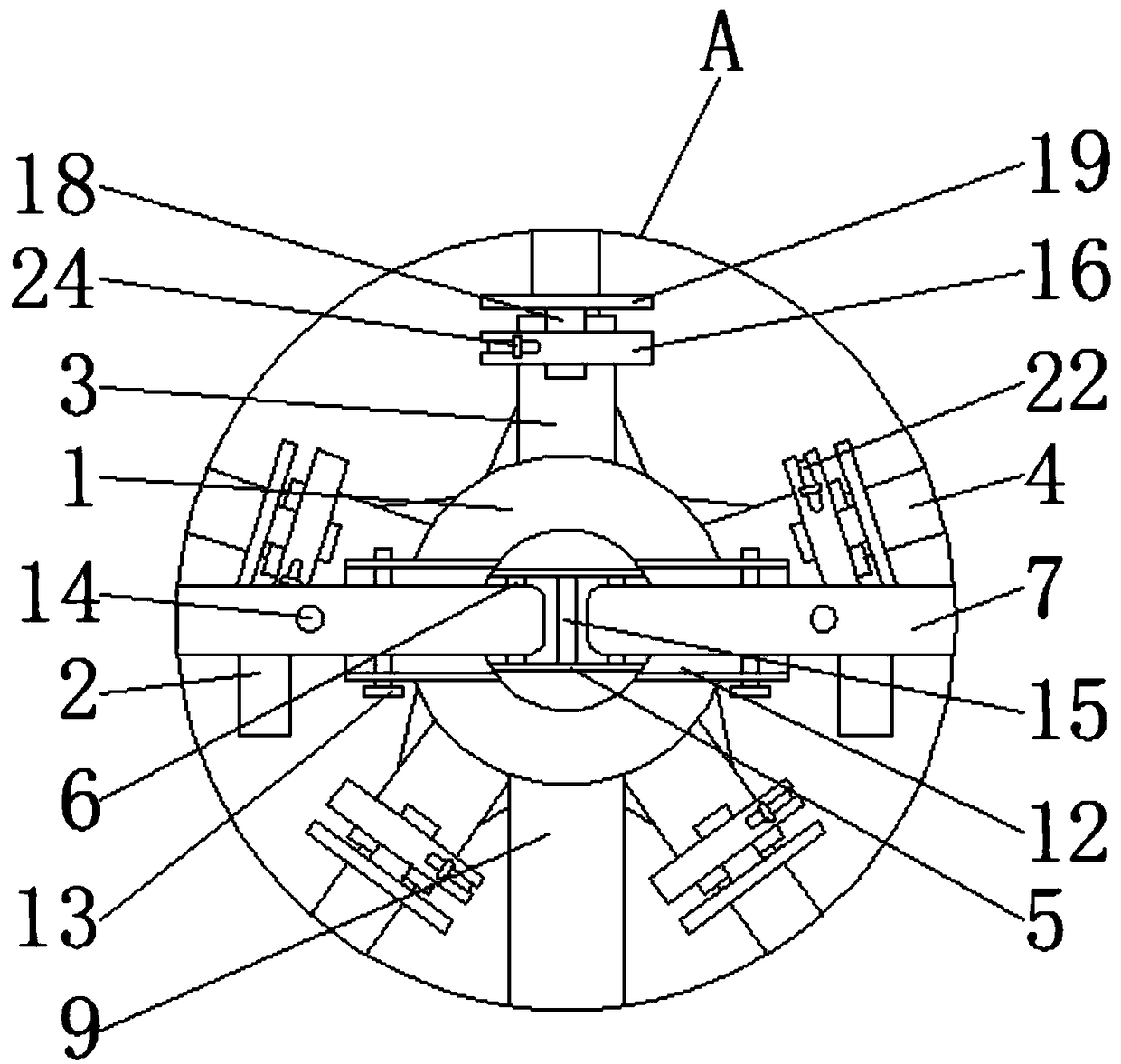 Mower grass collecting device for park