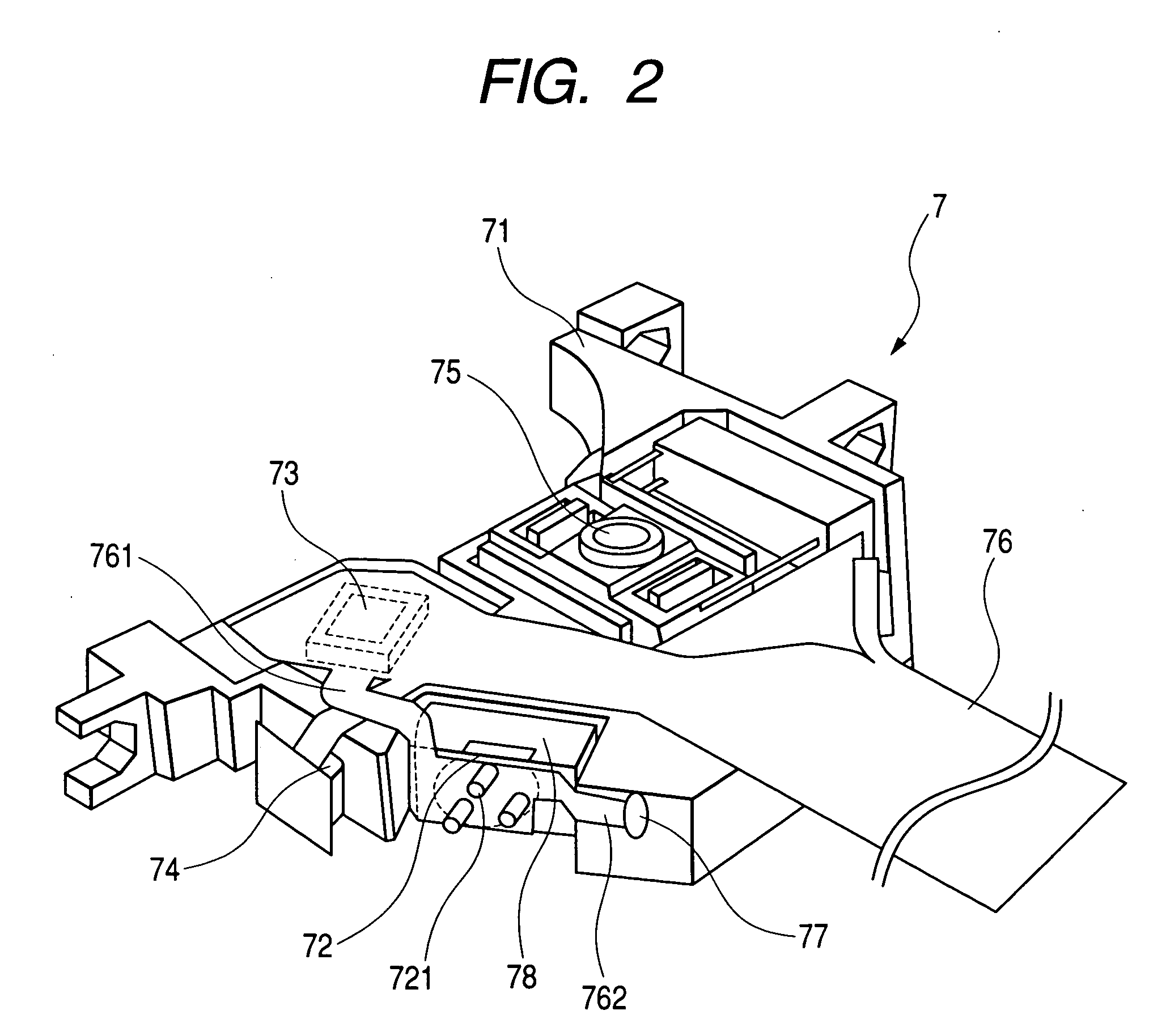 Optical pickup device and optical disk device using it
