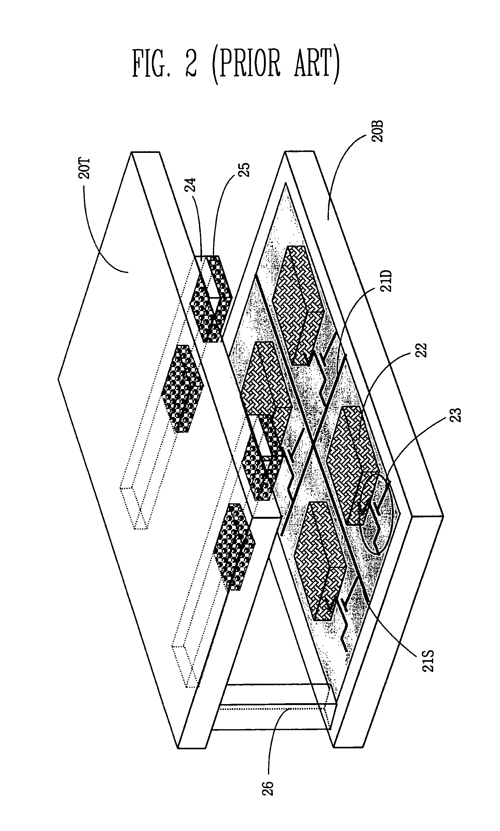 Field emission display in which a field emission device is applied to a flat display