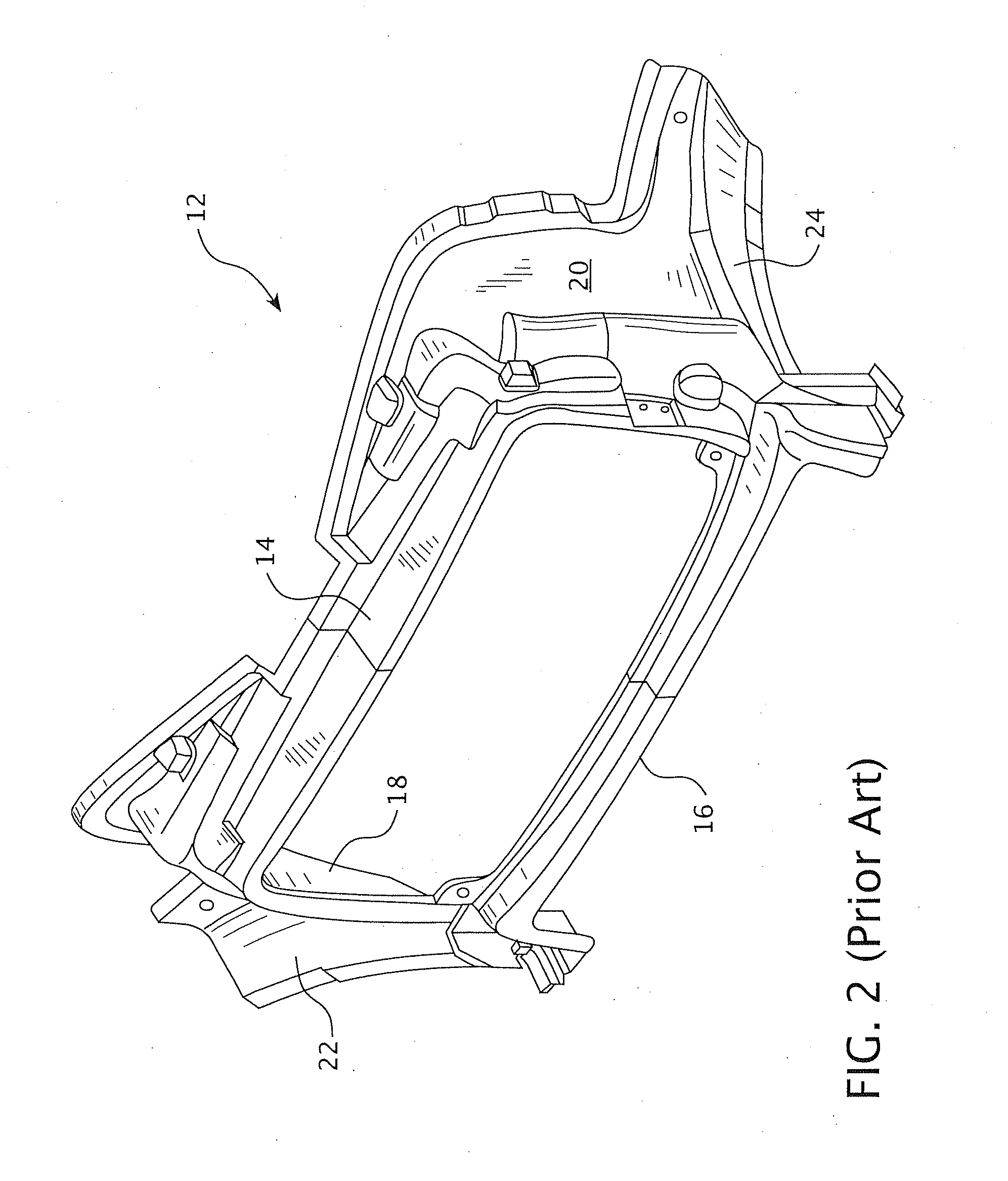 Lightweight hybrid material truck hood