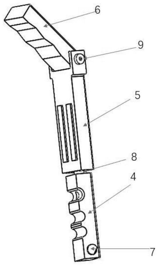 Self-adaptive mechanical arm clamp based on pressure strain gauges