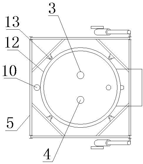 Vertical type rotary direct-current electric arc furnace