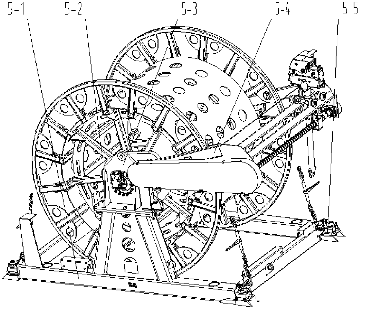 Car-mounted continuous pipe working equipment