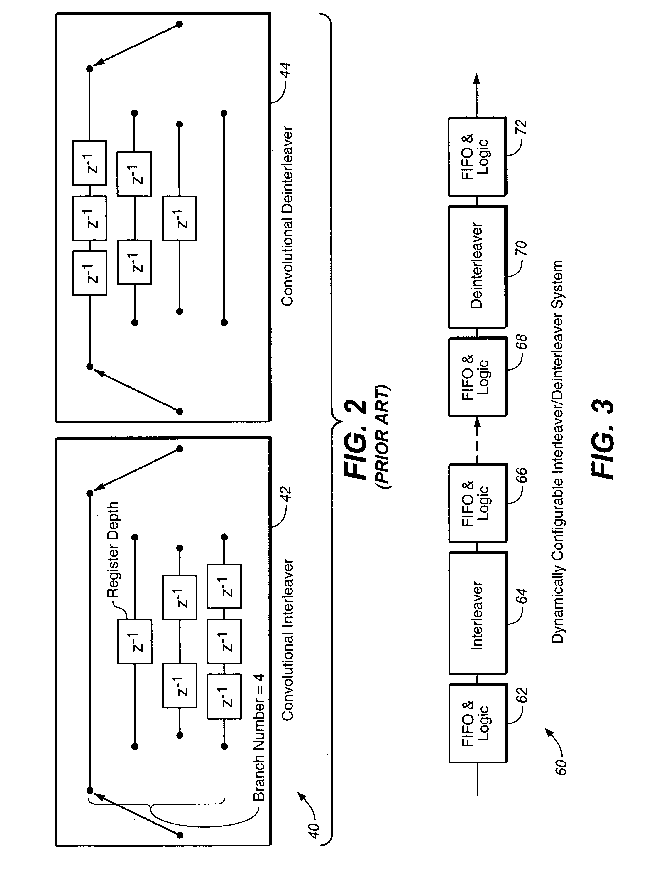 Dynamically configurable interleaver scheme using at least one dynamically changeable interleaving parameter