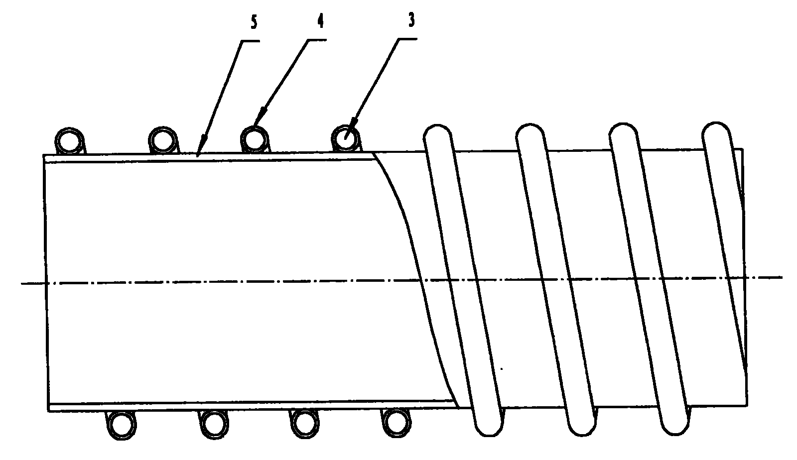Machine knitting artificial pleat-free blood vessel and its making method