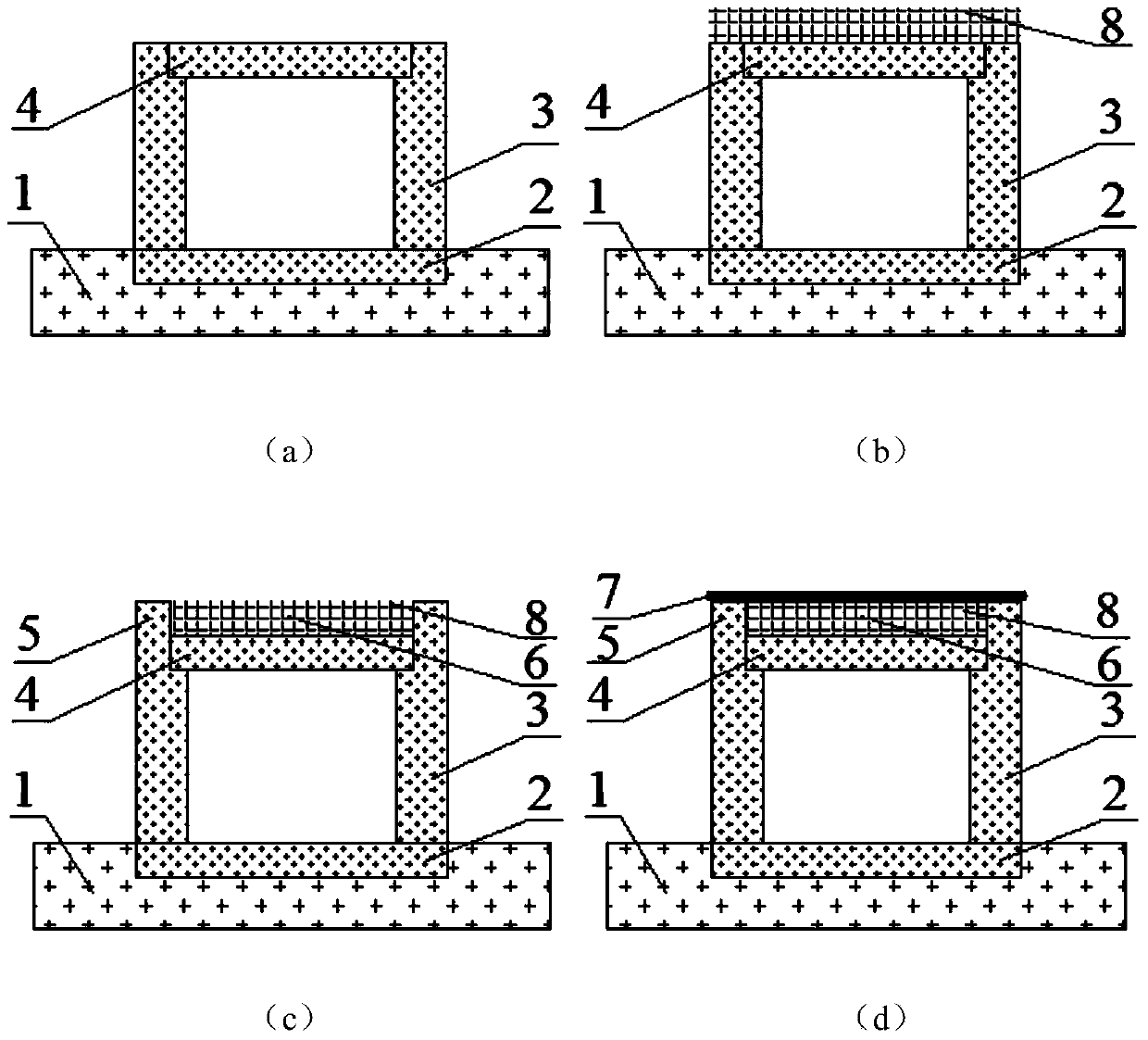 Load-shedding type rigid culvert structure